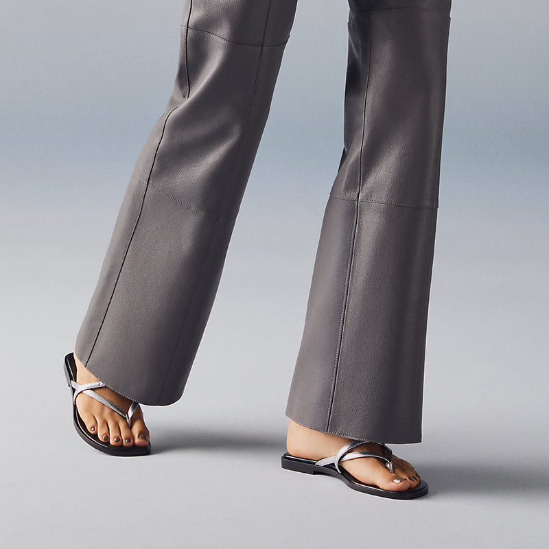 Hermès Miss sandal 'Gris Argenté'