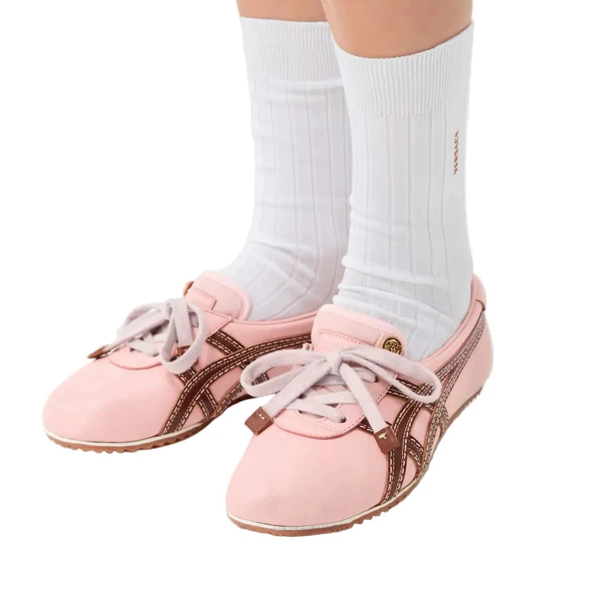 Onitsuka Tiger Tai Chi Sakura Nappa Versace Pink Brown