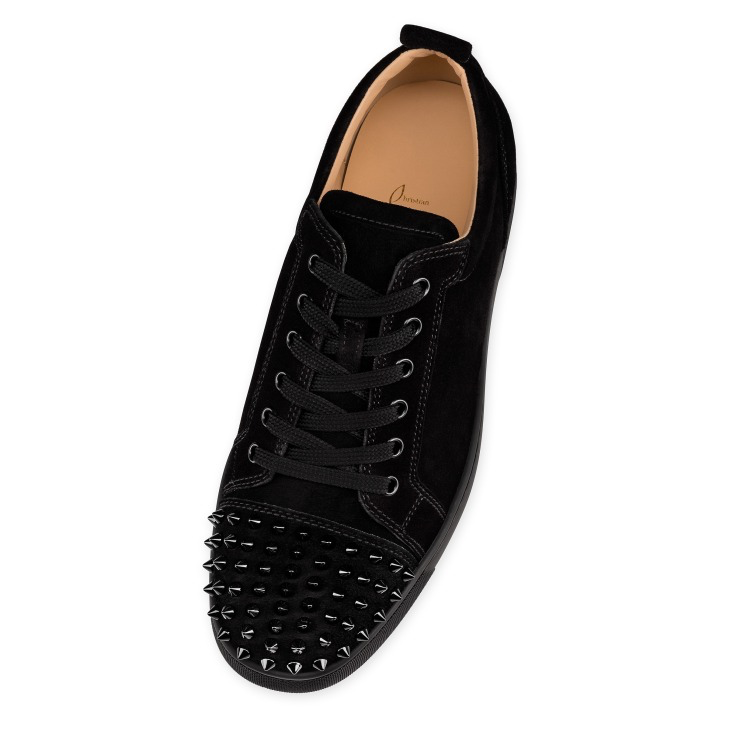 Christian Louboutin Louis Junior Spikes Veau Velours Sneaker