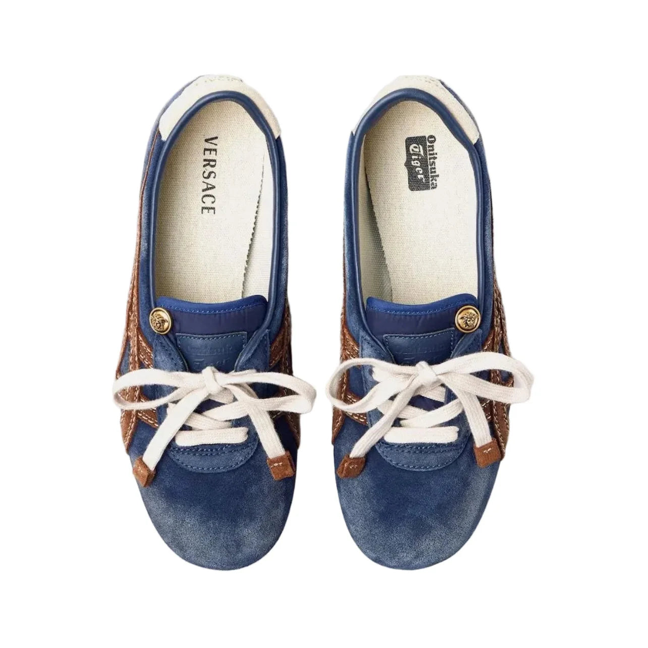 Onitsuka Tiger Tai Chi Sakura Nappa Versace Blue Brown