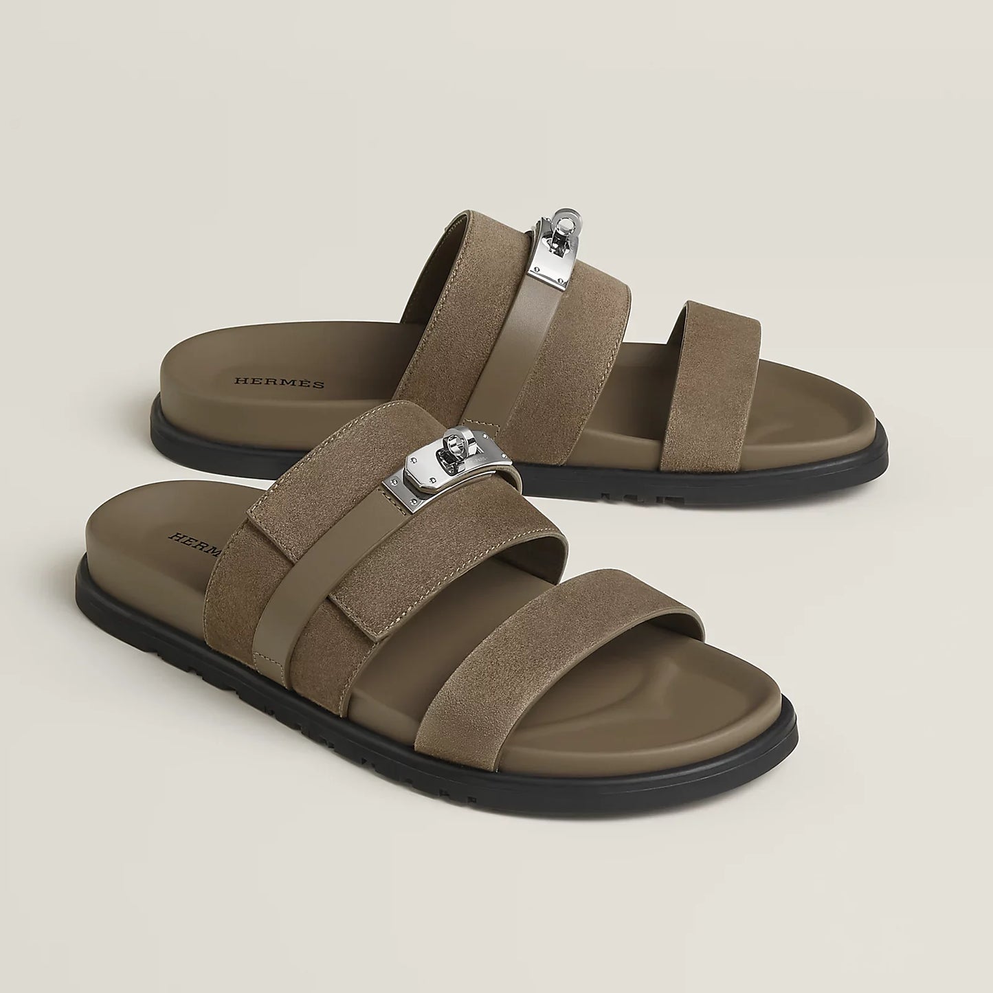 Hermès Jackson sandal 'Étoupe'