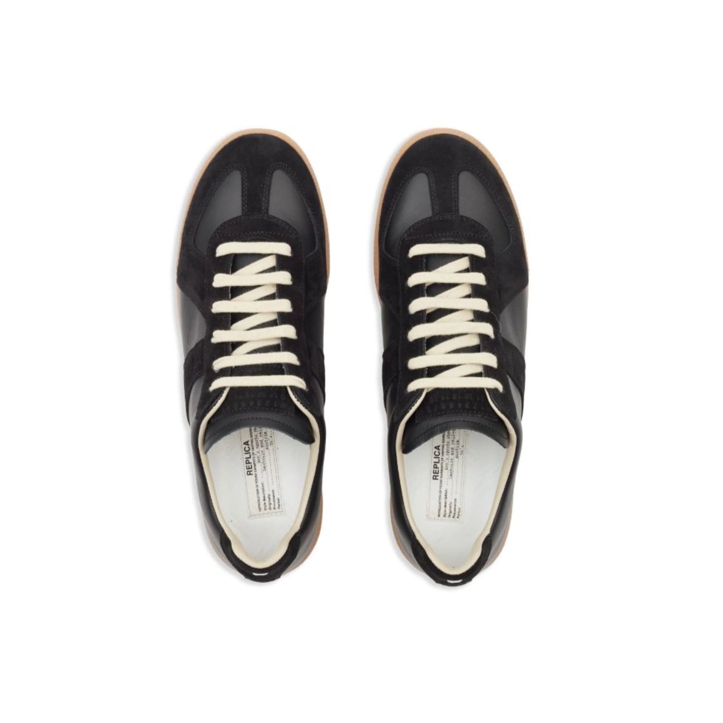 Maison Margiela - Replica leather and suede sneakers