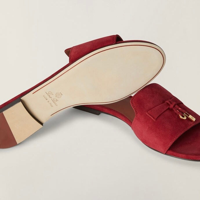 Loro Piana Summer Charms Sandal Oxblood (Q0B2)