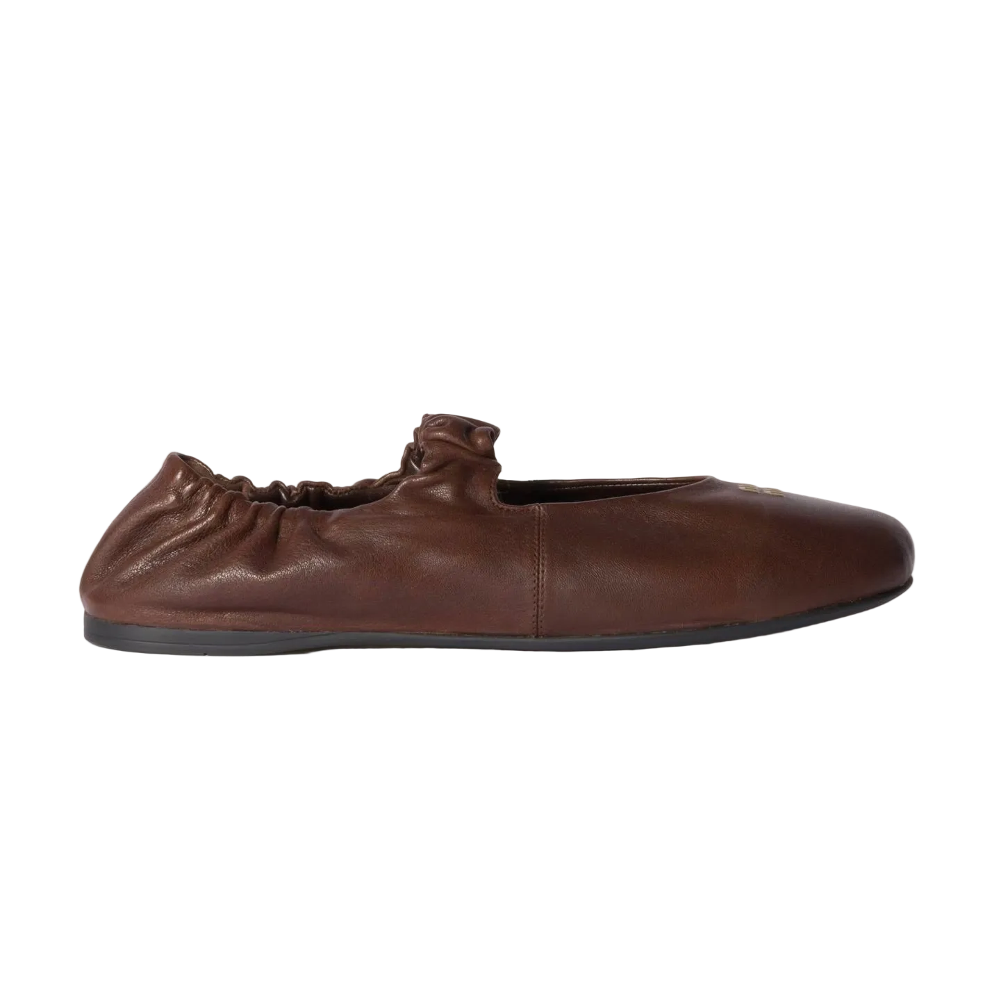 Miu Miu Ruches nappa leather ballerinas