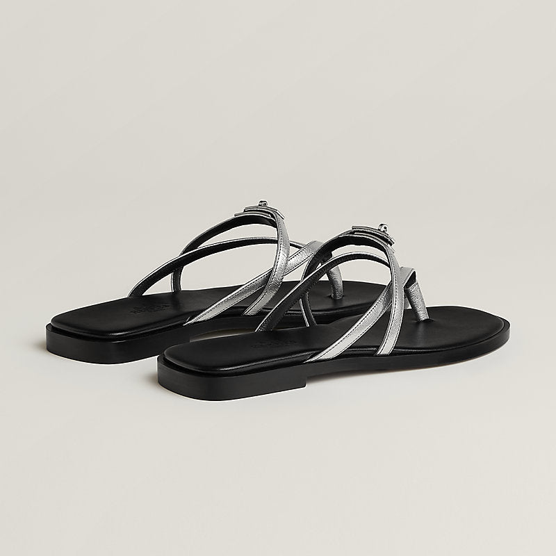 Hermès Miss sandal 'Gris Argenté'