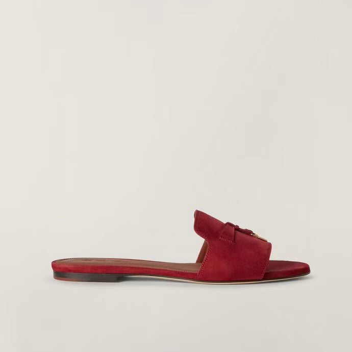 Loro Piana Summer Charms Sandal Oxblood (Q0B2)