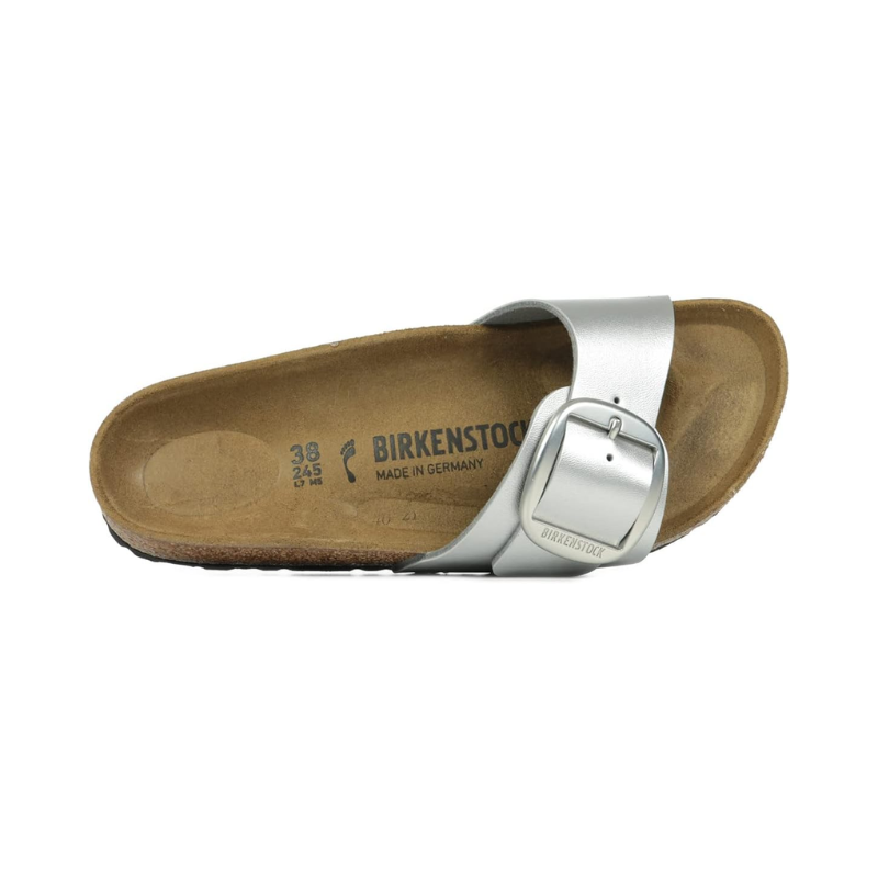 Birkenstock Madrid Big Buckle 'Silver Metallic'