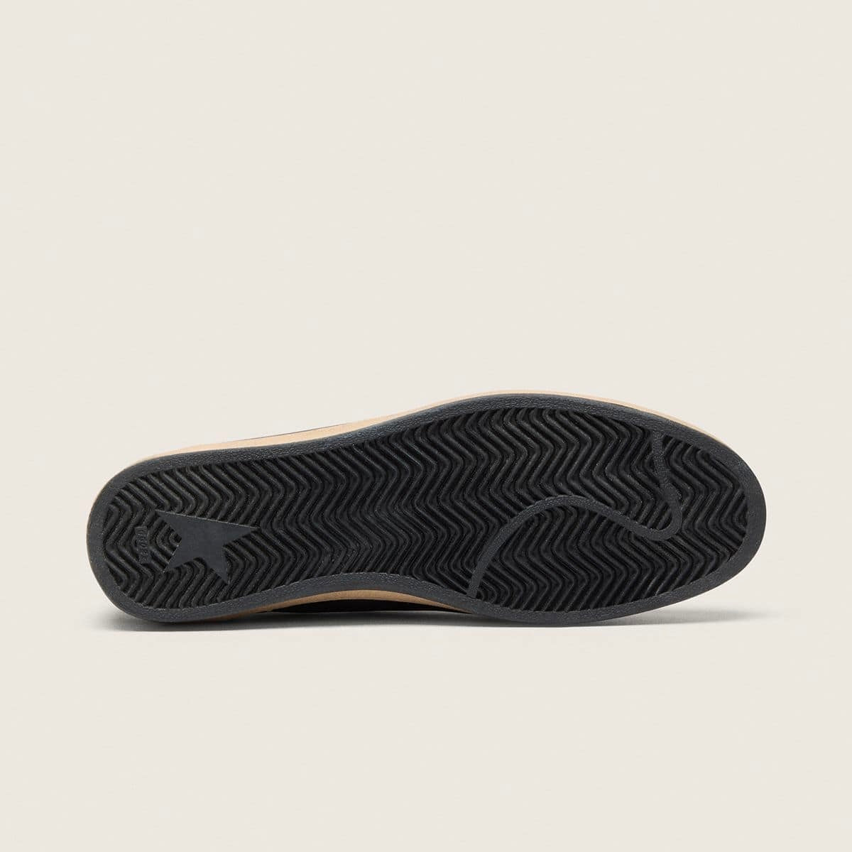 Golden Goose Ball Star in black nappa with suede star and nappa heel tab(Men)