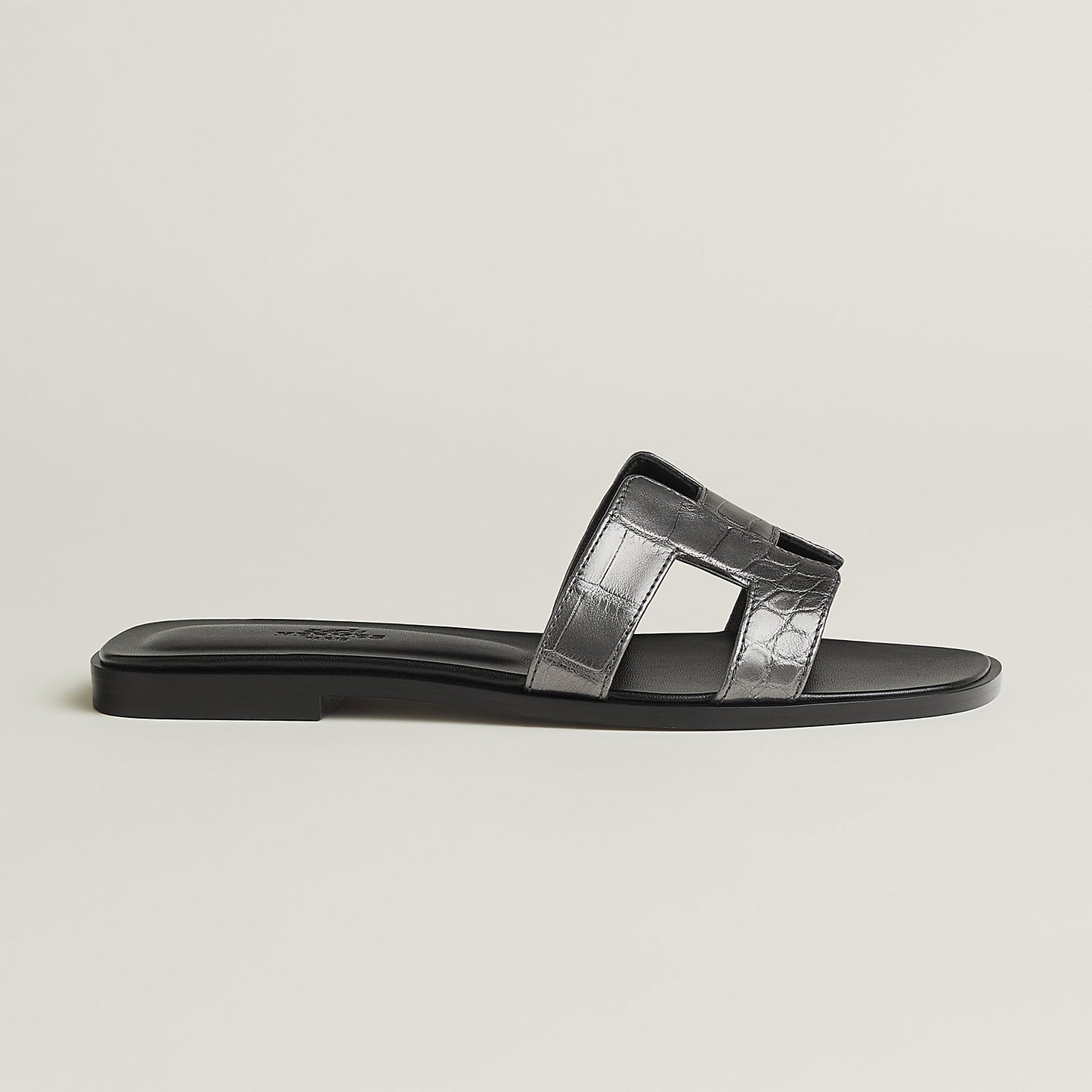 Hermès Oran sandal 'Gris Argenté'