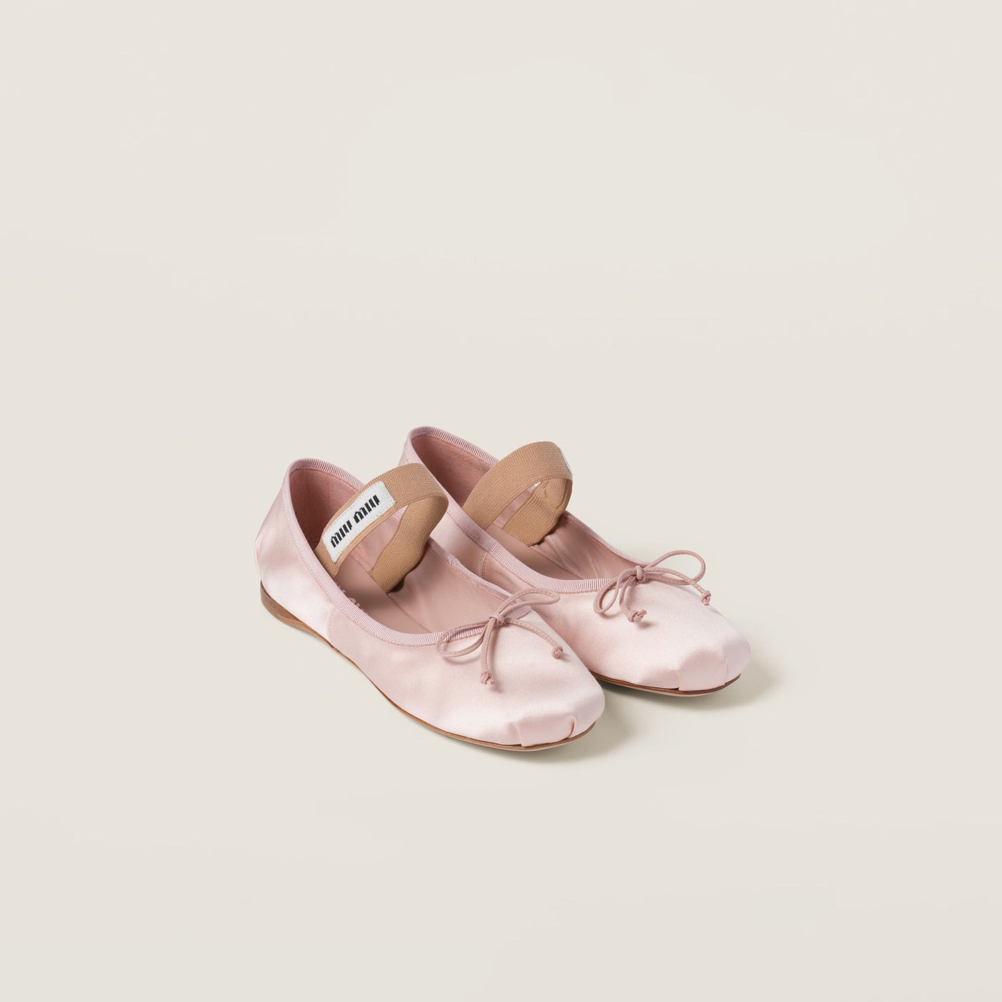 Miu Miu Satin ballerinas Orchid Pink
