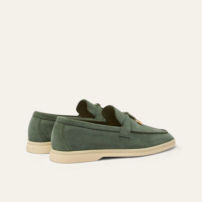 Summer Charms Walk Loafer Suede Green Lagoon (518W)