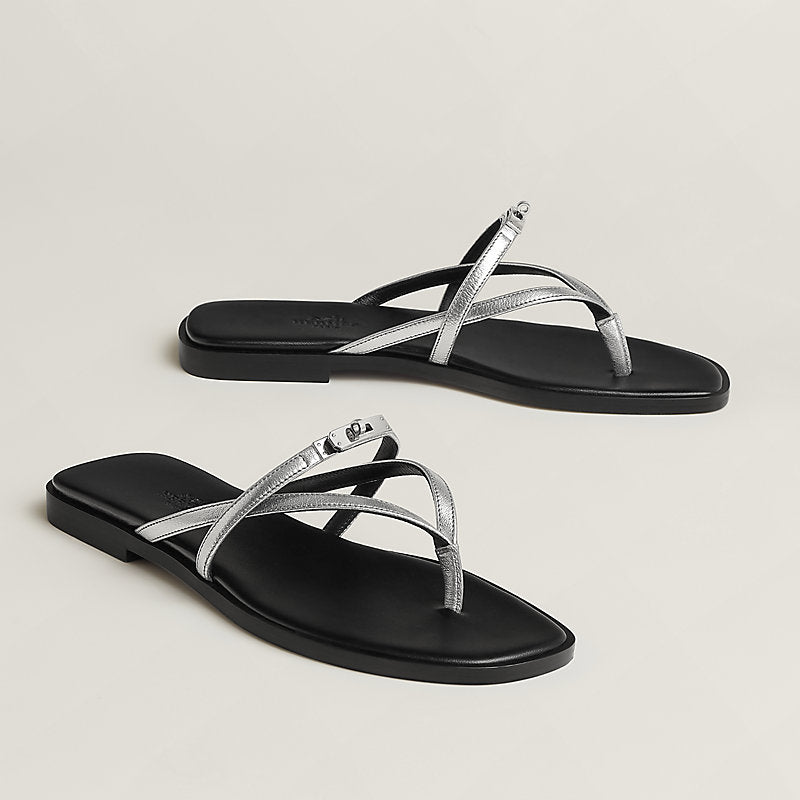 Hermès Miss sandal 'Gris Argenté'