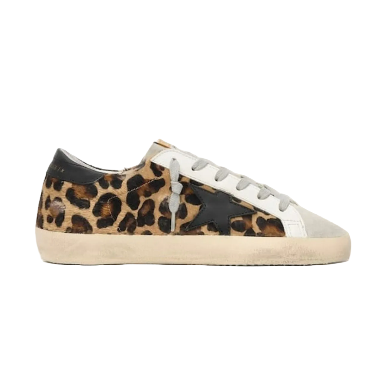 Golden Goose Super-Star in leopard print leather (Women's)