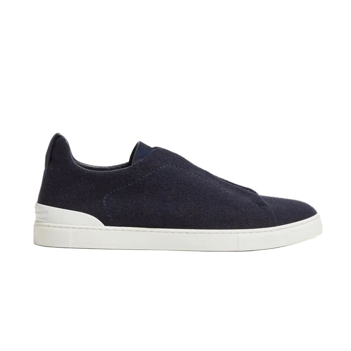 Zegna NAVY BLUE TRIPLE STITCH™ OASI CASHMERE SNEAKERS