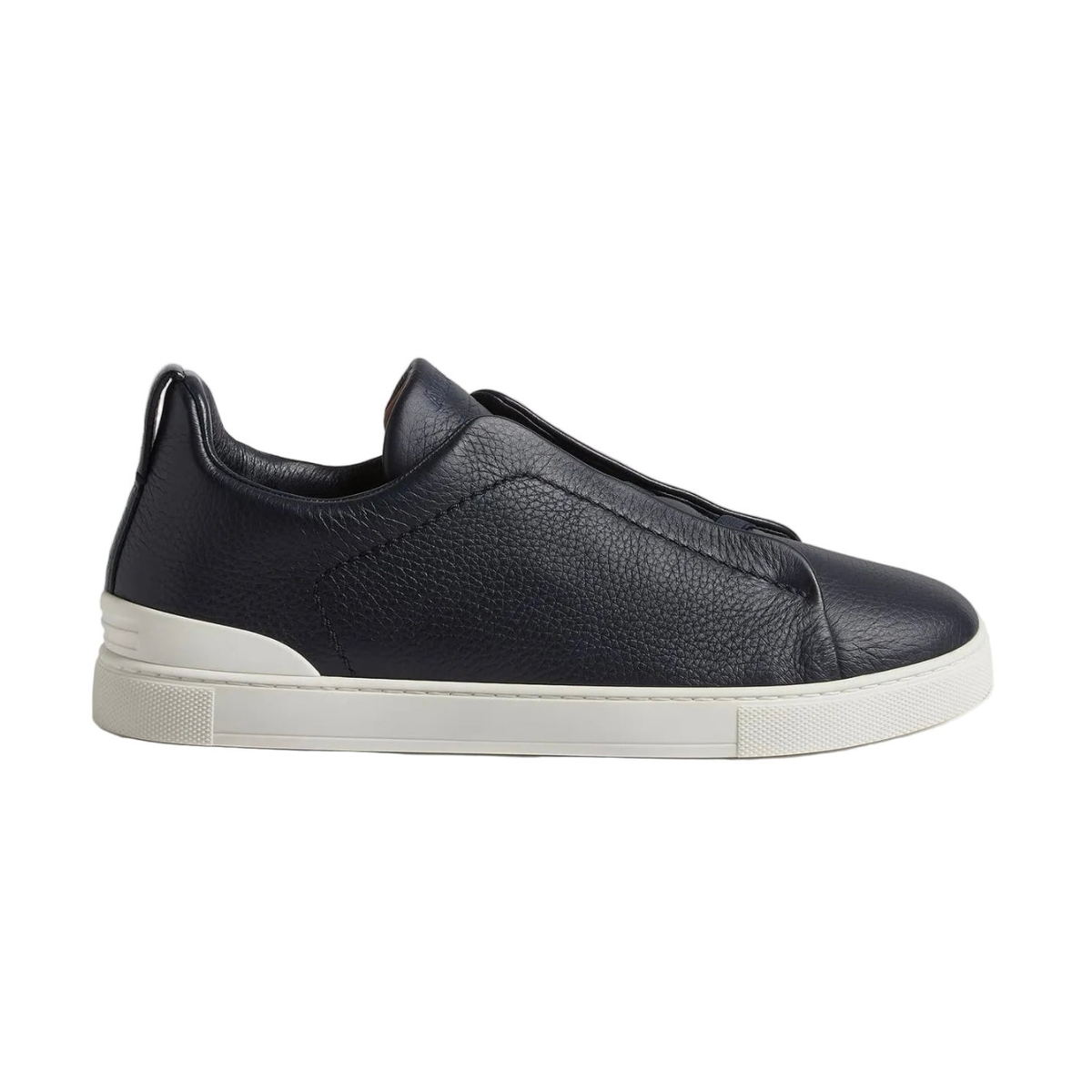 Zegna TRIPLE STITCH™M GENUINE
LEATHER SNEAKERS IN BLACK