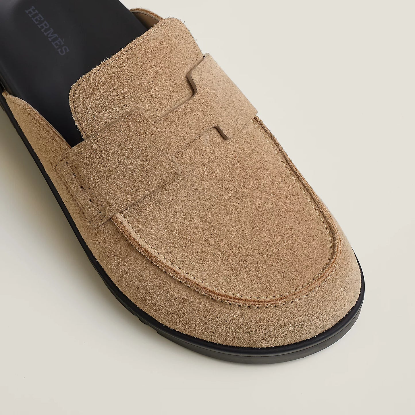 Hermès Go mule 'Beige Camel'