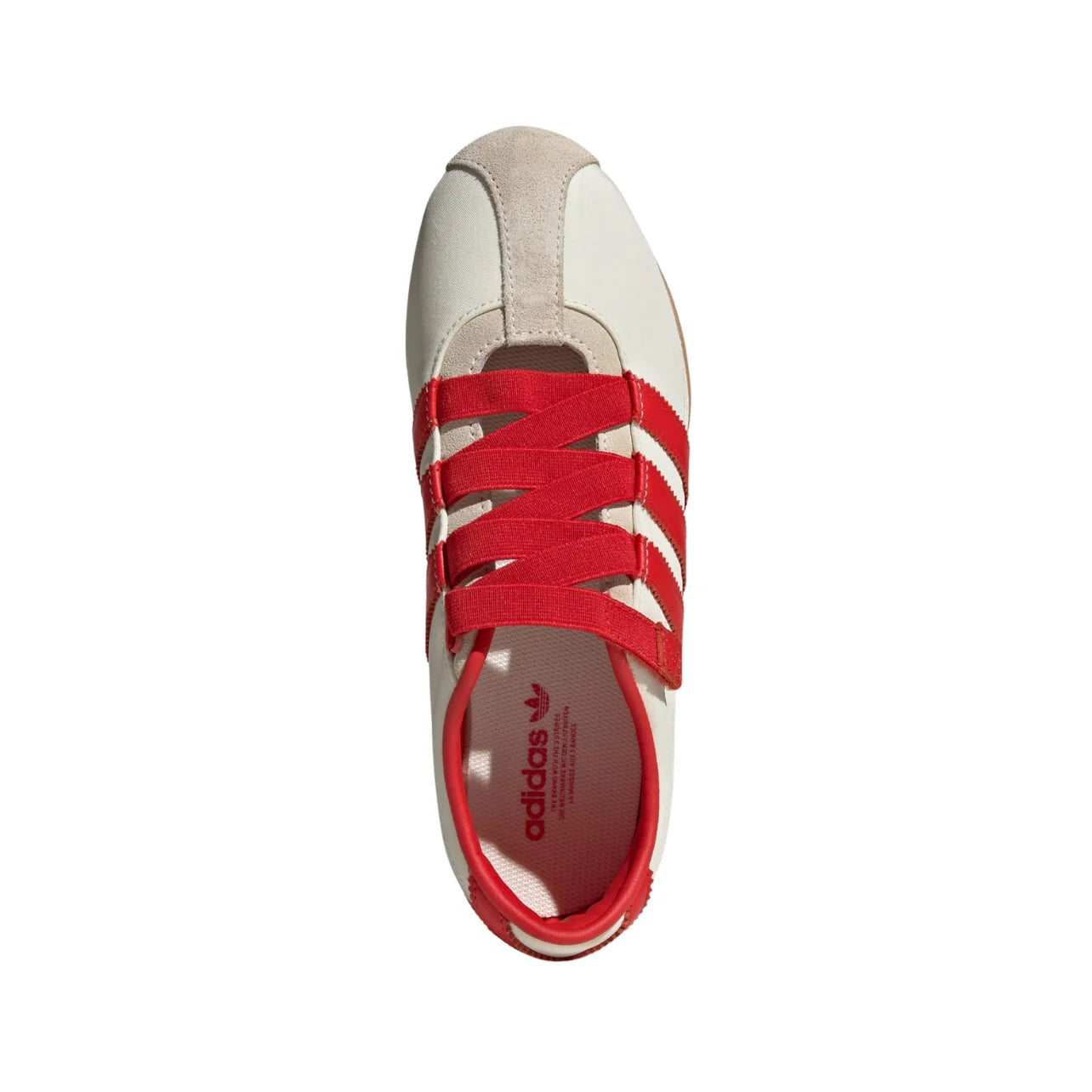 Adidas Tokyo Mary Jane White Red ballet flats