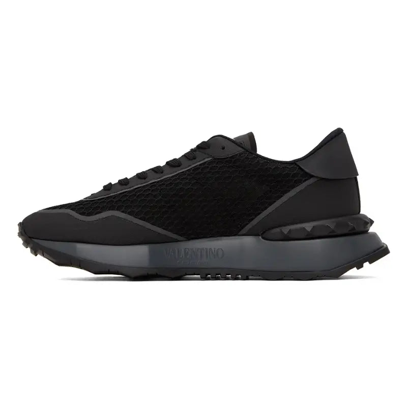 Valentino Garavani Black Netrunner Sneakers