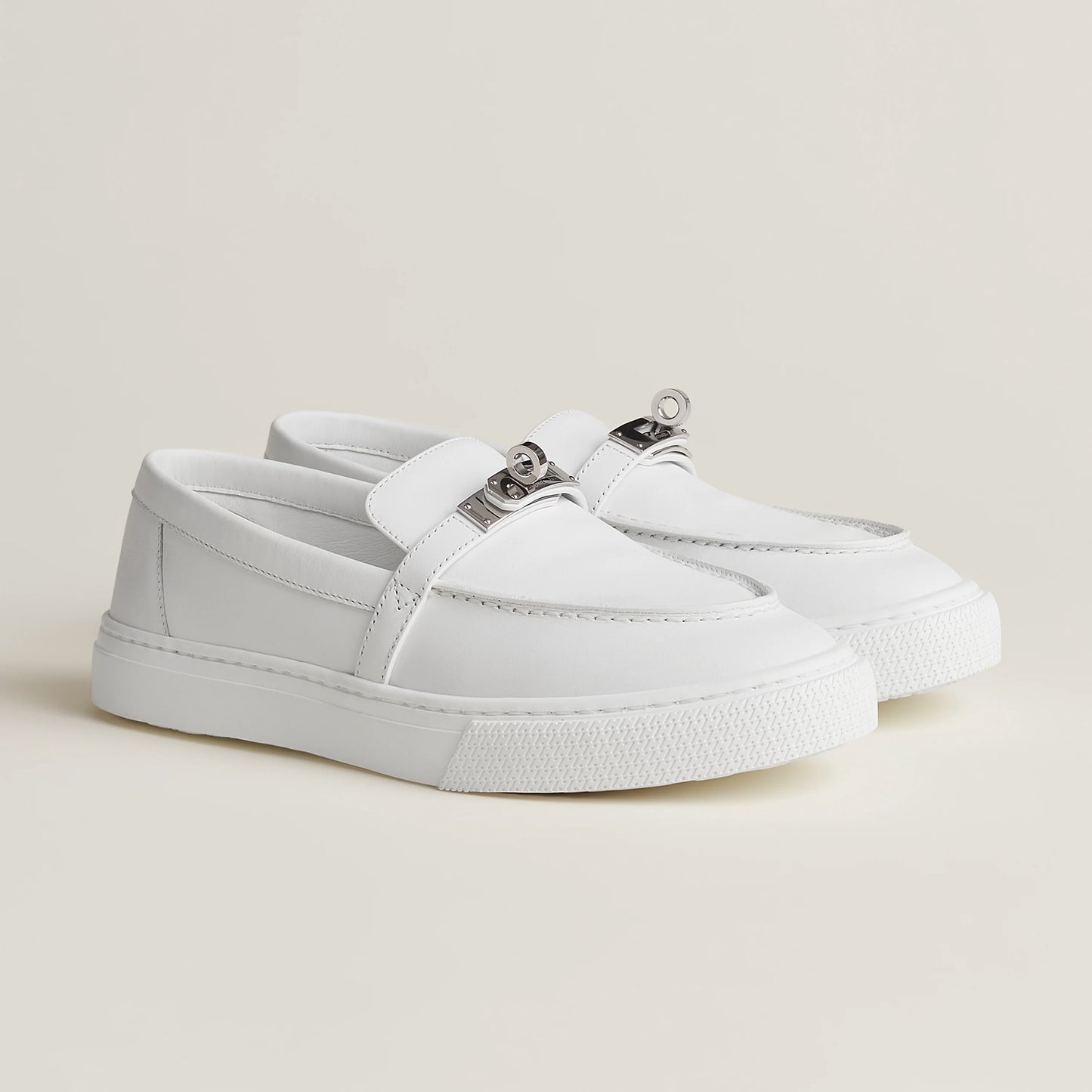 Hermès Game slip-on sneaker 'Blanc'
