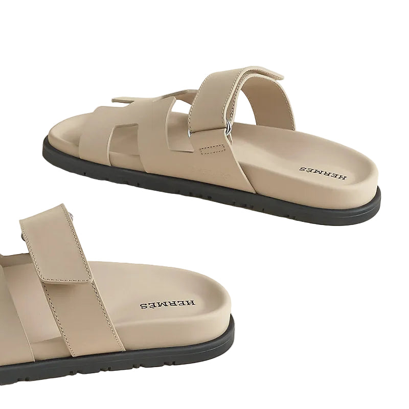 Hermès Chypre Sandals 'Beige Nomade'