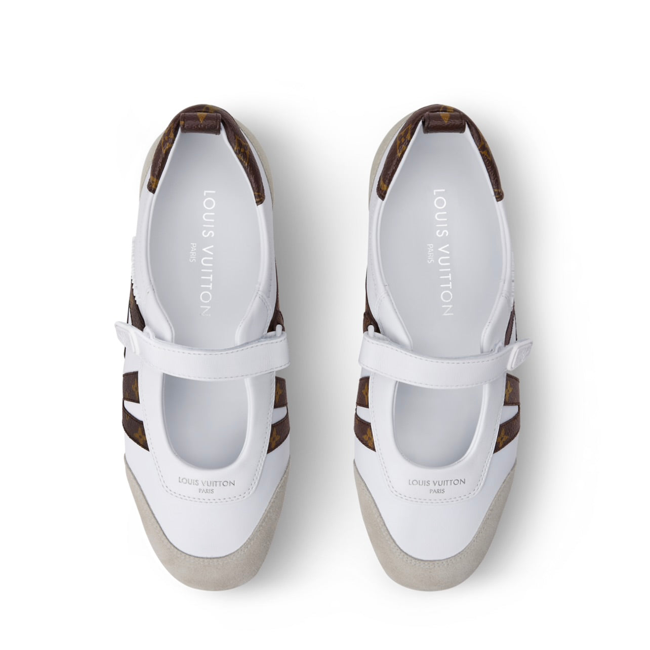 Louis Vuitton Sneakerina Mary Jane White