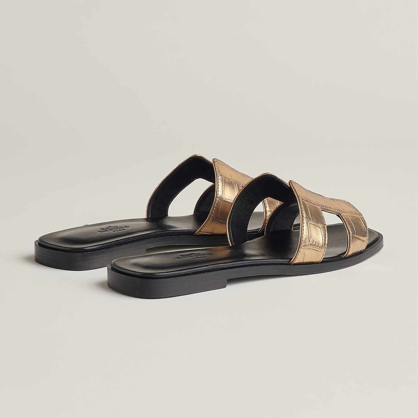Hermès Oran sandal 'Doré Foncé'