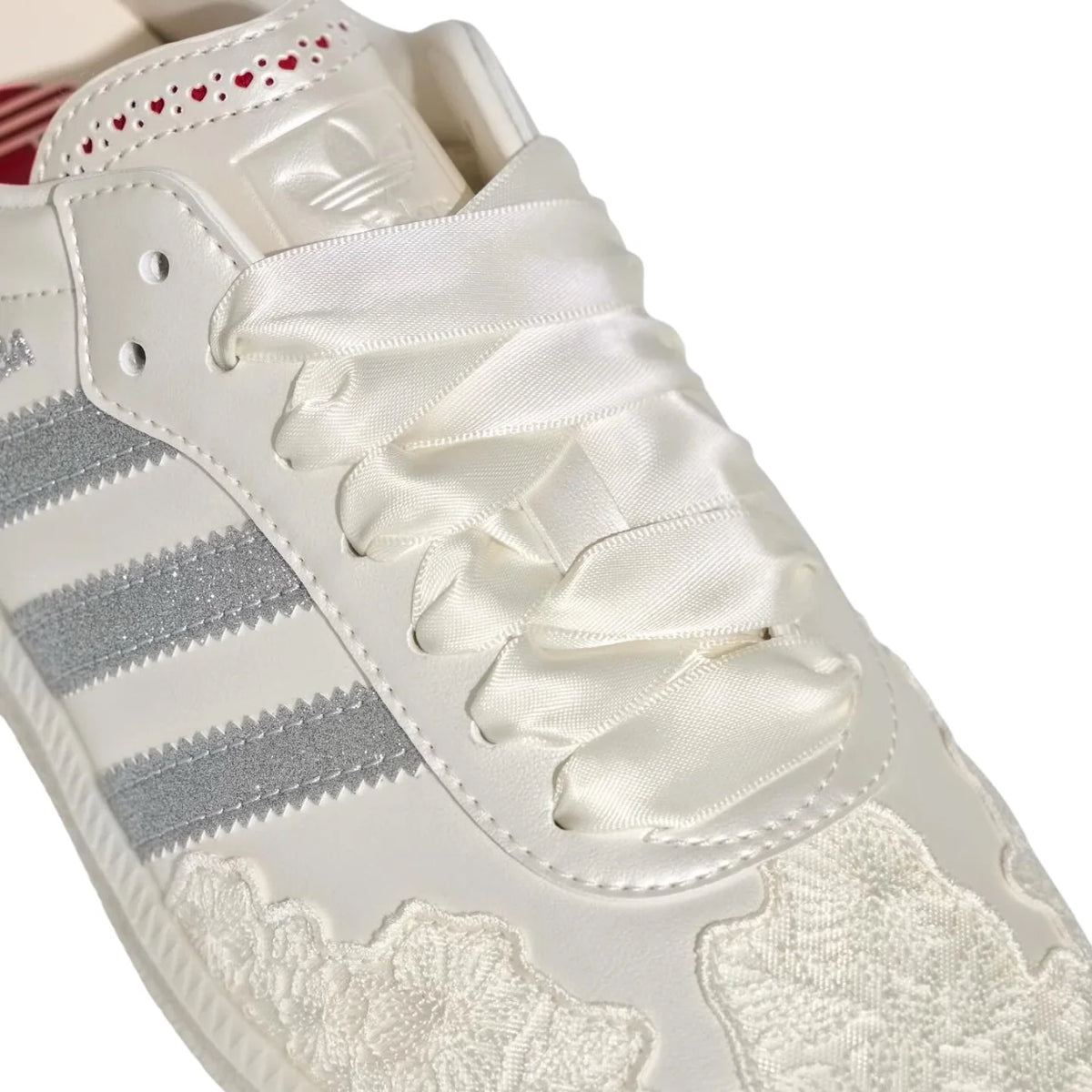 Adidas samba og chalk white silver metallic sneakers
