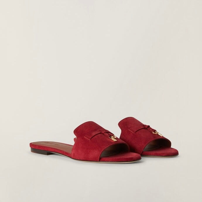 Loro Piana Summer Charms Sandal Oxblood (Q0B2)