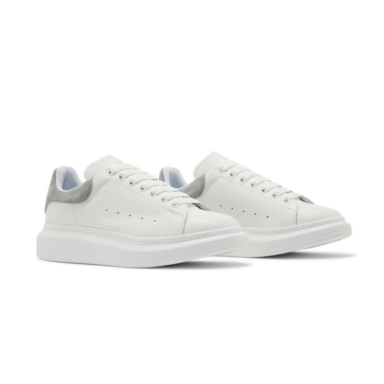 Alexander McQueen Oversized Sneaker 'White Grey Suede'