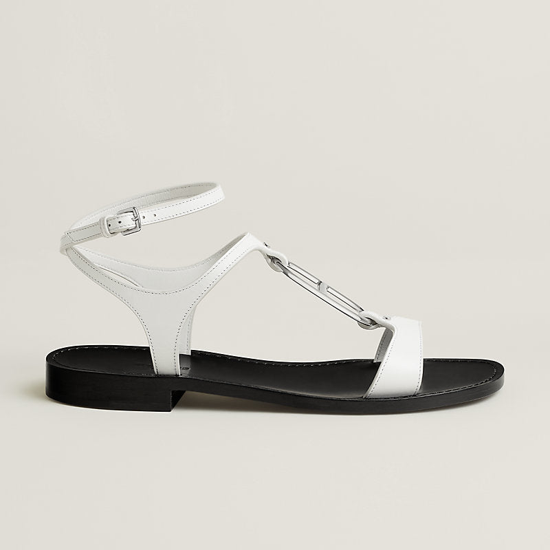 Hermès Marinella sandal 'Blanc'