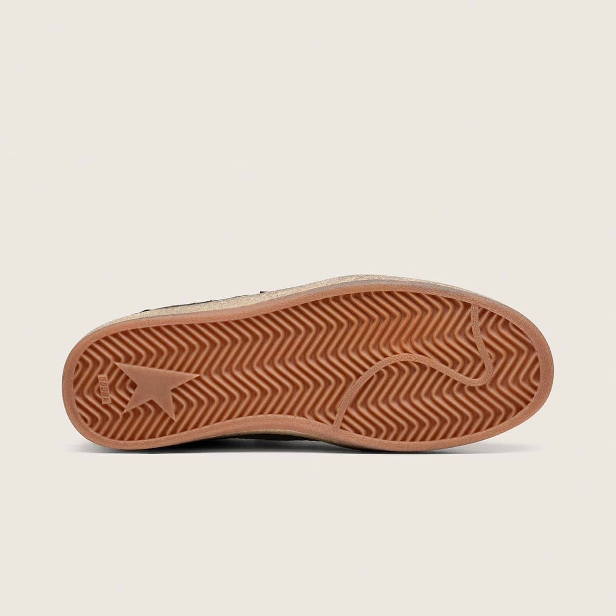 Golden Goose Ball Star in dark brown leather with tone-on-tone leather star(Men)
