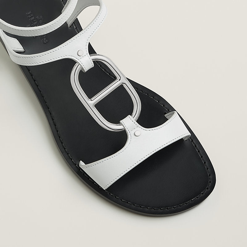 Hermès Marinella sandal 'Blanc'