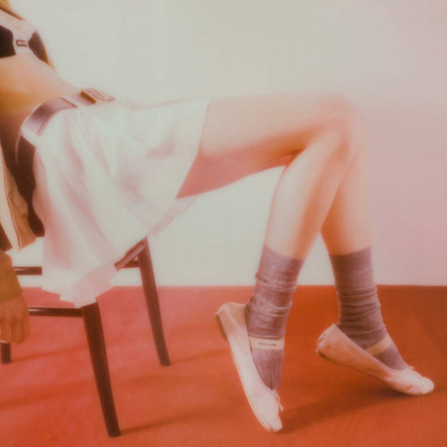 Miu Miu Satin ballerinas Orchid Pink