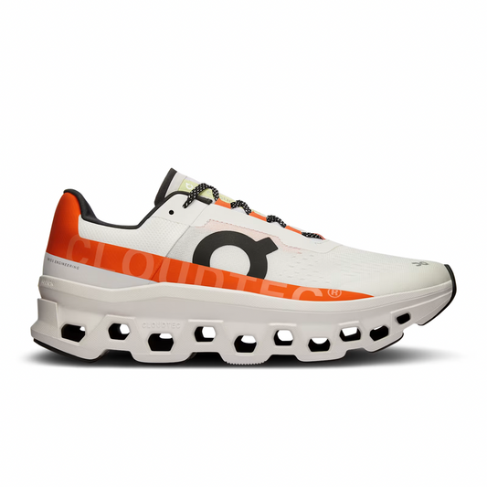On Running Cloudmonster Undyed/White/Flame